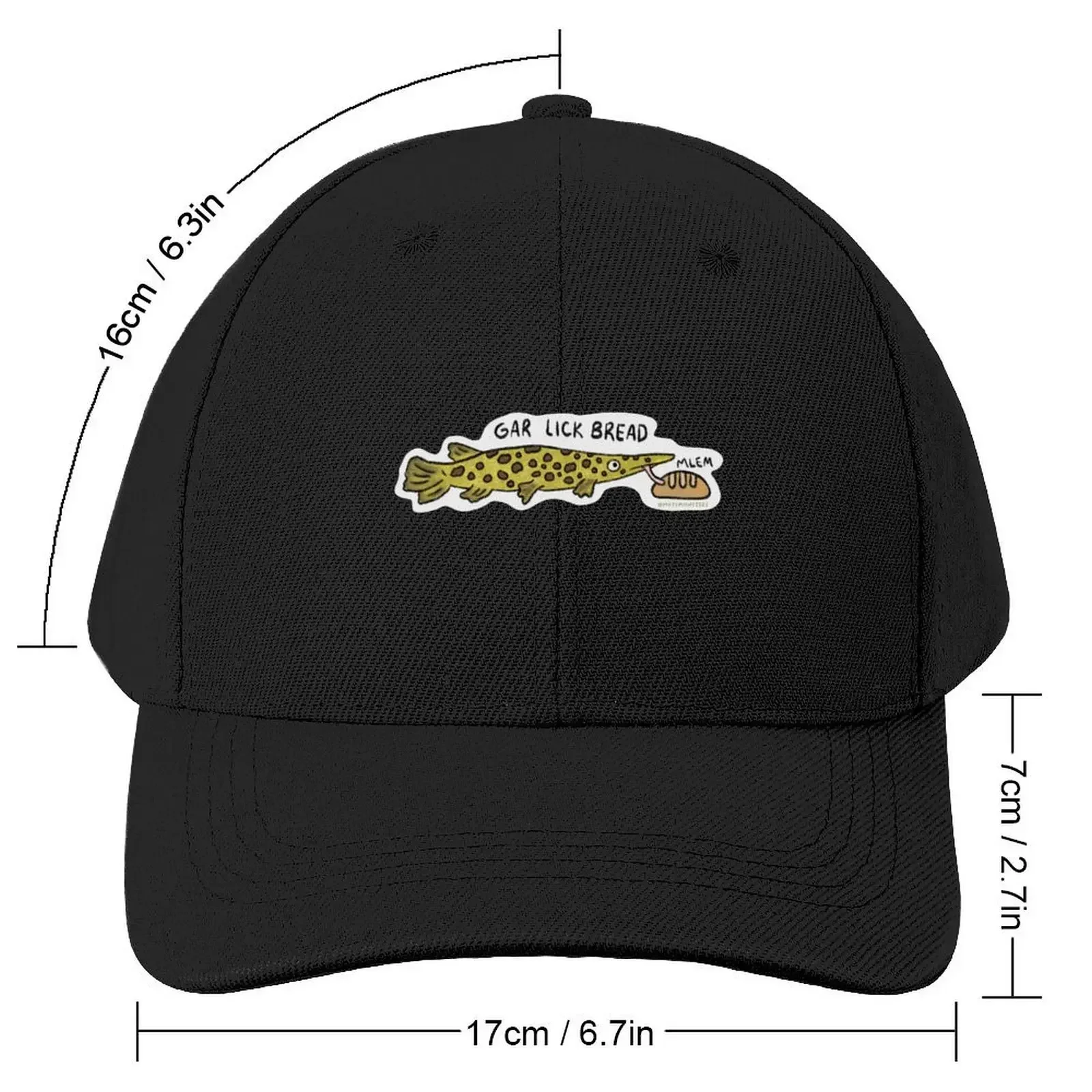 Gar Lick Bread (Garlic Bread) Sticker Baseball Cap Anime Hat Sun Cap Golf Hat Man Visor Woman Men's