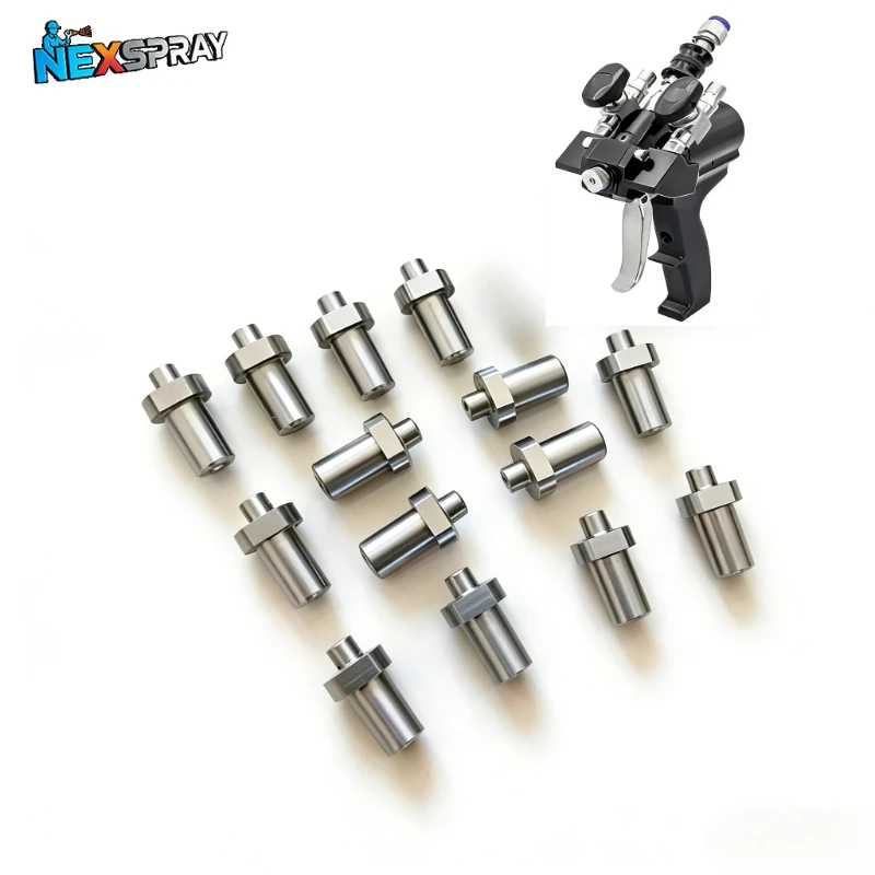 For PU P2 Polyurethane Foam Spray Gun PU P2 Circular Nozzle Pouring Nozzles and Fan Nozzles 35Mpa Accessories Repair Kit