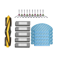 A23F-For Yeedi Vac Max/ Vac Station/ Vac Hybrid/ Vac 2/ Vac 2 Pro Robot Vacuum Cleaner Main Side Brush Hepa Filter Mop