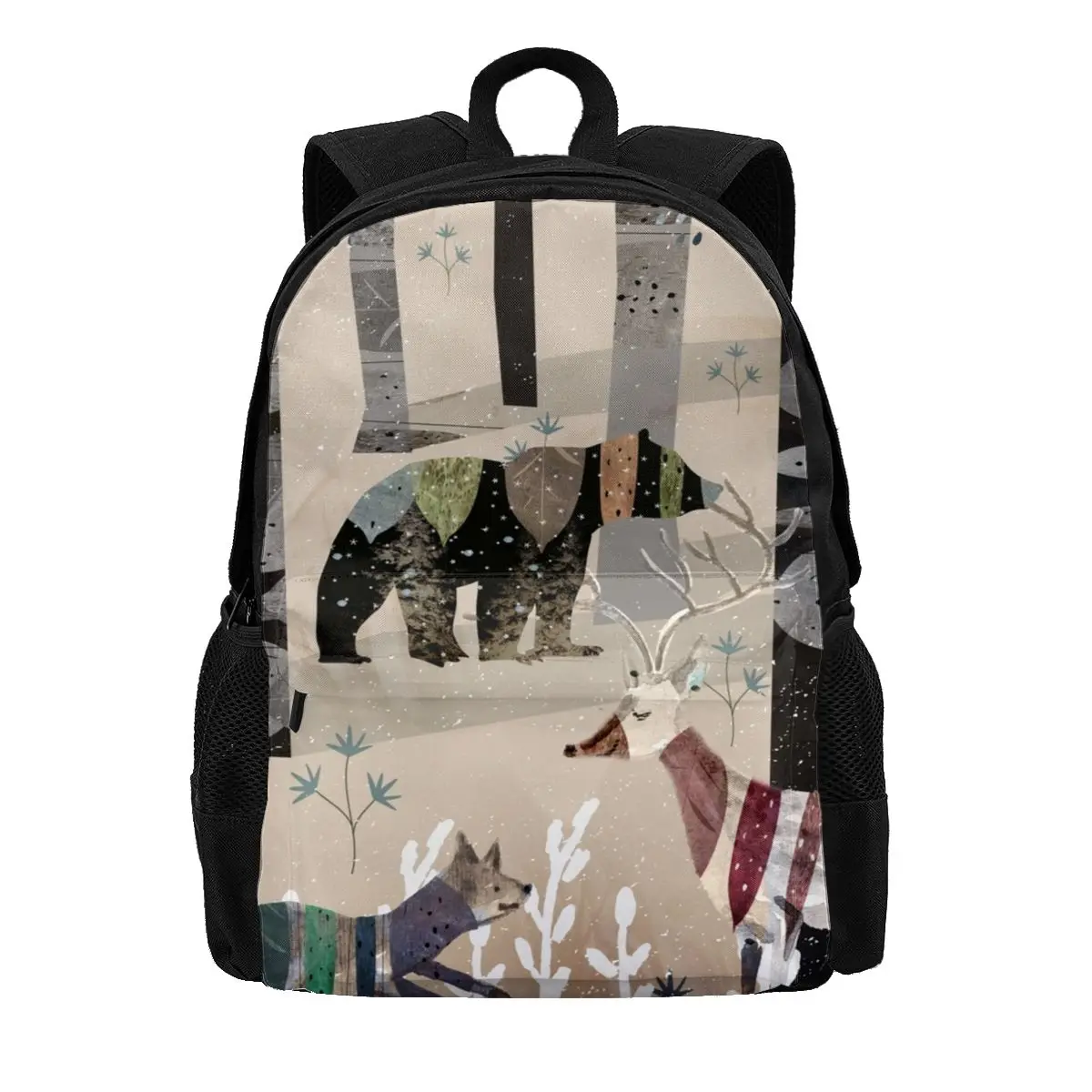 Bear Backpack Bear Backpacks Pattern Trend Bag Sports Student High Quality Men's Women's Multi Purpose Bags