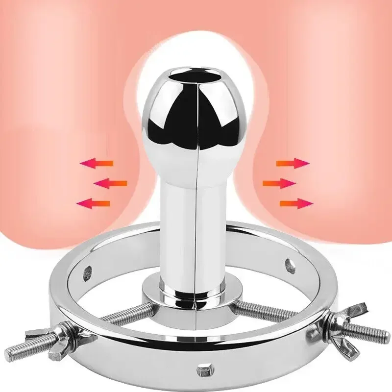 

Adjustable Huge Anal Butt Plug Dilator Extreme Dilator Vaginal Speculum Mirror Urethral Toy Couple Adult Products BDSM Extreme