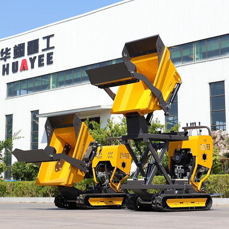 

Home Garden Farm Use Mini Dumper Self Loading Customize Construction Small Crawler Dumper 500kg Low Price Mini Track Dumpers