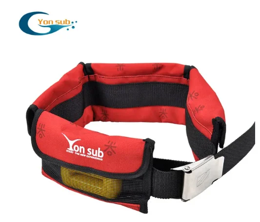 Diving Weight Belt Portable Snorkeling Diving Weight Belt Bag with Pocket Quick Drying Waist Hanging Swimming Accessories