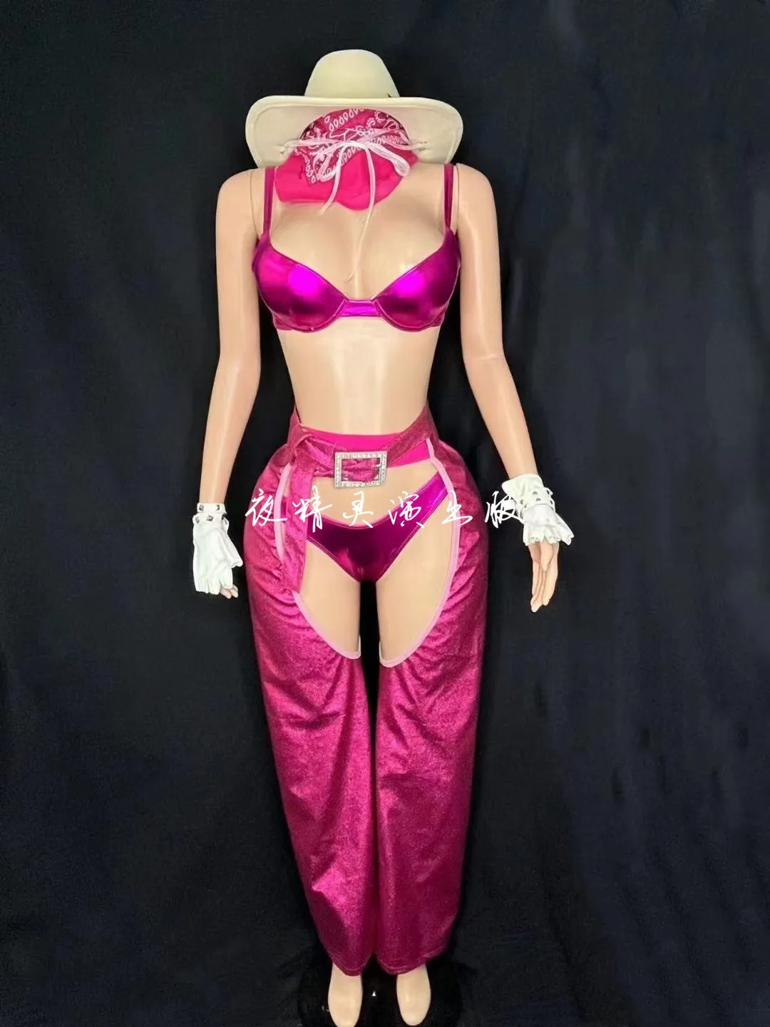 

Gogo Nightclub Dancer Clothing Female Stage Performance Outfit Carnival Festival Club Party Show Clothes Cowboy Costume