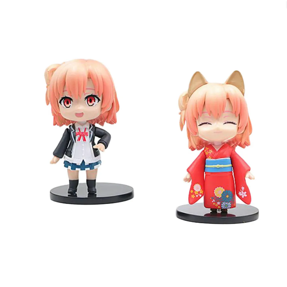 Figuras de acción de Yukinoshita para niñas, uniforme escolar Yukin Yuigahama Isshiki Iroha, modelo de colección de PVC, 1 piezas