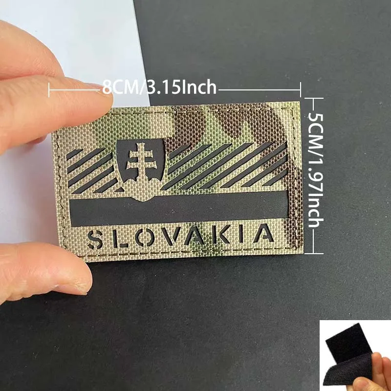 Amerikanische, französische, spanische, kanadische Flagge ir Infrarot reflektierende Tarn abzeichen Klett verschluss, militärisches taktisches Emblem der Armee