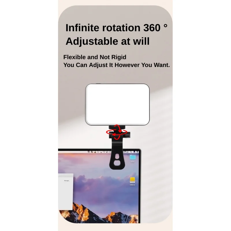 ไฟพกพา ANLAIKE GZ666 ไฟ RGB สำหรับความงาม ไลฟ์สด ไฟเติมโทรศัพท์มือถือ ส่องสว่าง