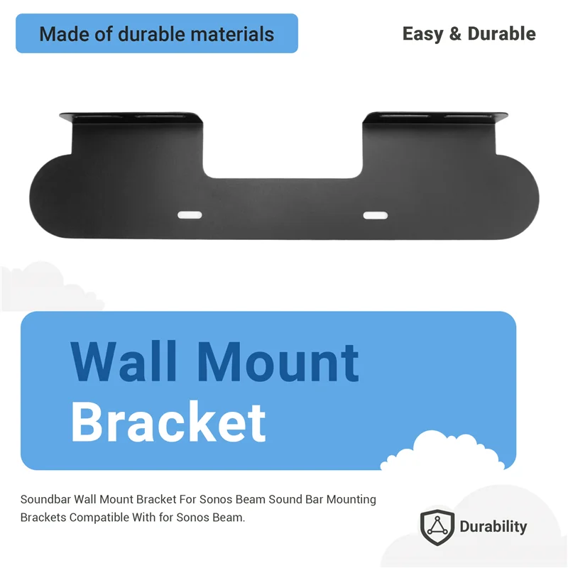 AY03-Wall Mount Bracket Voor Sonos Soundbar Beugels Compatibel Met Voor Sonos Gen1 & Gen2 Sound Bar Mounts Beugel