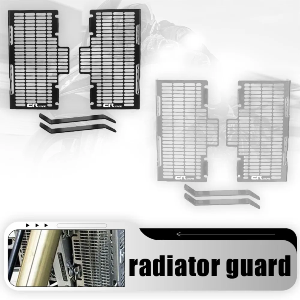 Motorcycle Accessories CR125R CR250R For Honda CR 125R CR 250R CR 125 250 R 2000 2001Radiator Grille Guard Cover Protector