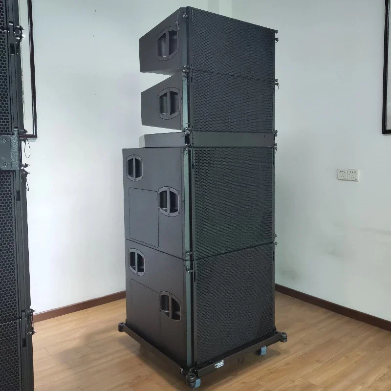 V12 dual 10 inch 3 ways line array speaker with neodymium driver sound system professional audio passive line array speakers