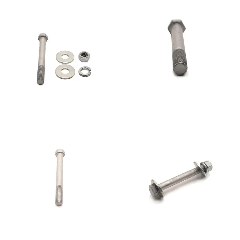 

Комплекты оцинкованных шестигранных болтов с горячим оцинкованным покрытием 1/2-13 x 5-1/2, 25 комплектов с 50 плоскими шайбами, 25 гаек, 25 разъемных стопорных шайб, класс A307, Am