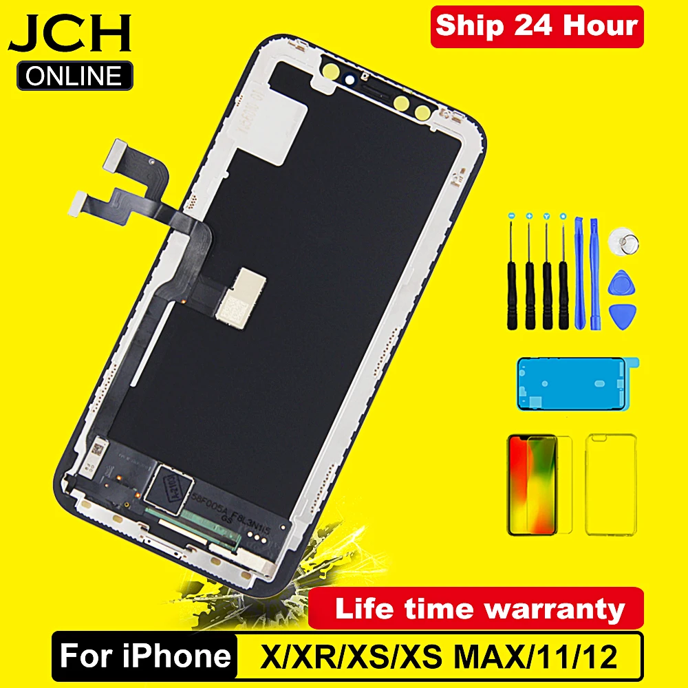 

OLED Lcd For iPhone X XR XS Display Display For iPhone X XS MAX 11 12 Pro 13 Screen Replacement Factory Display Incell