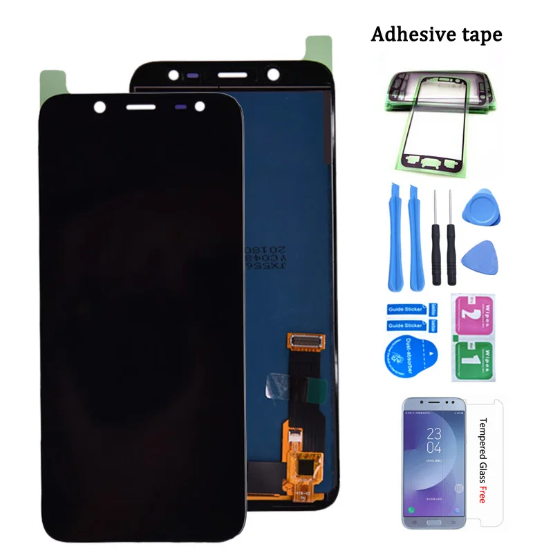 For Samsung Galaxy J6 2018 J600 J600F J600Y LCD Screen Display And Touch Glass Pannel Assembly TFT Version Can Adjust Brightness