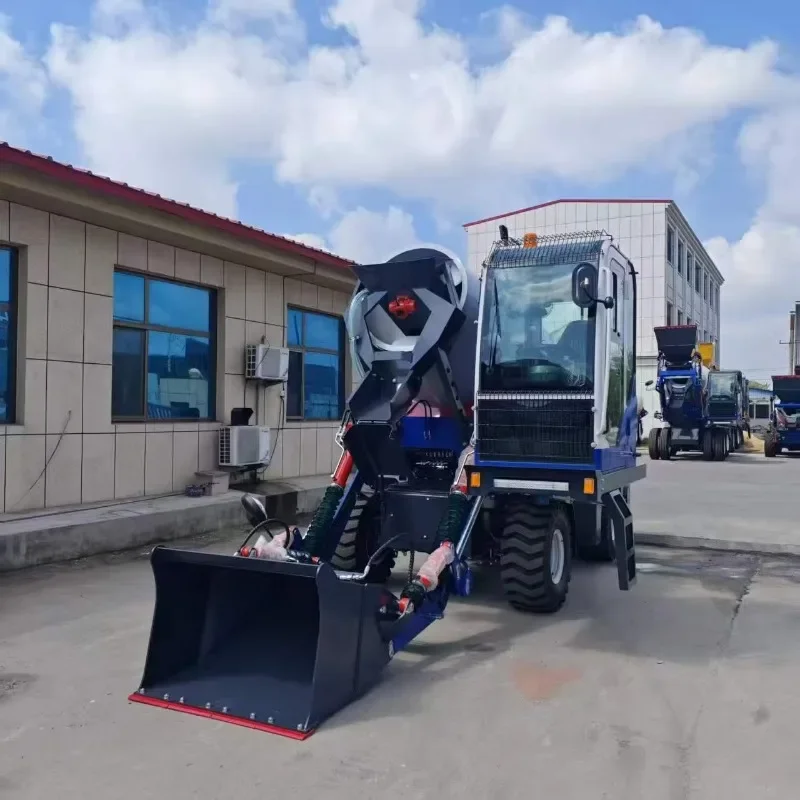Automatic Small Mini Concrete Mixer Self Loading Concrete Mixer