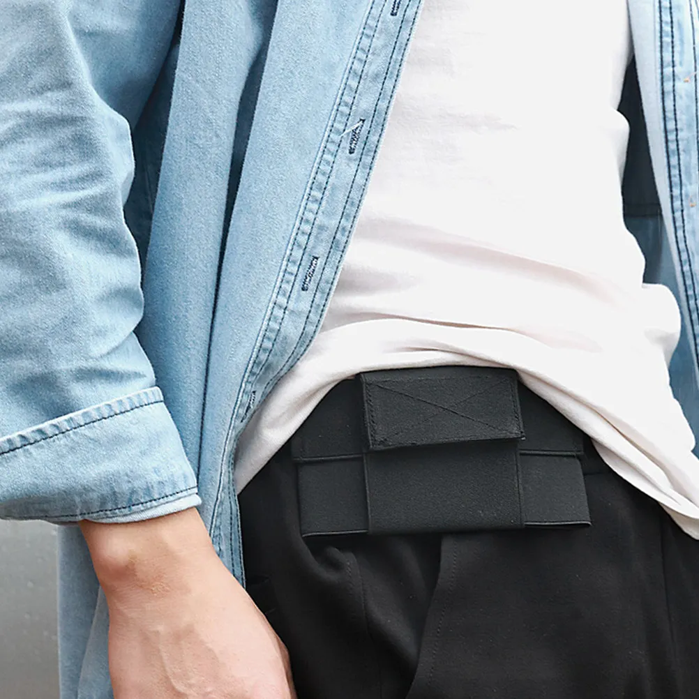 Premium Nylon Waist Bag for Men Waterproof Lightweight Running Phone Holder Sports Fanny Pack Camping Travel Day Use Portable