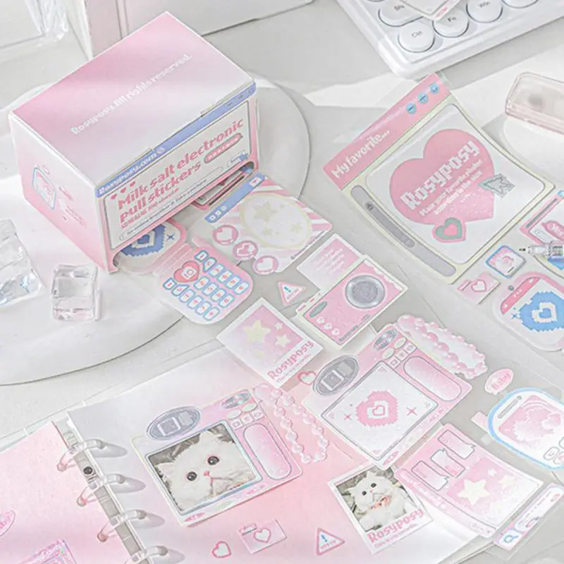 Border Stickers Ins Style High Quality Convenient And Durable Border Hot Silver Draw And Use Hollow Stickers Notebook 3 Patterns