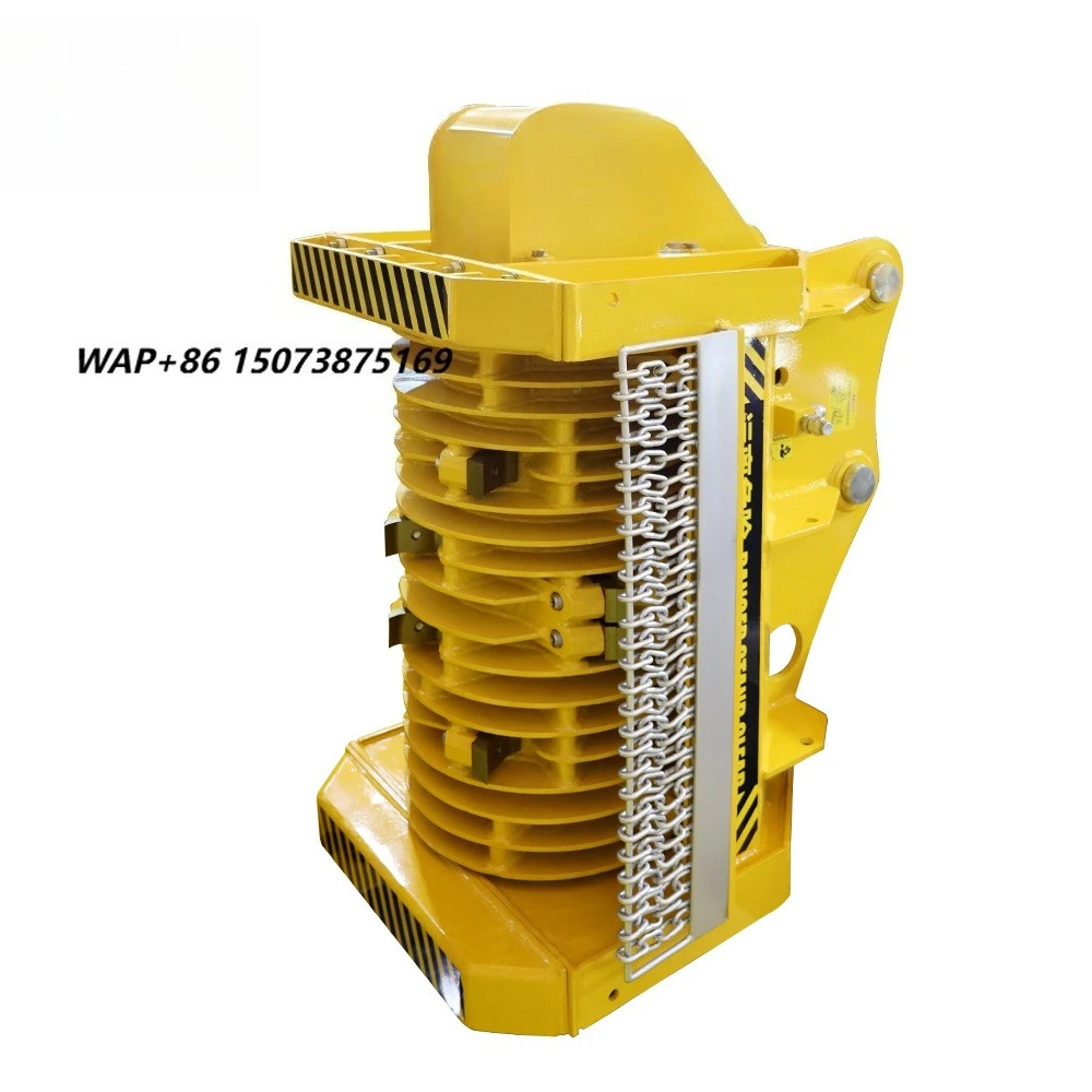 MONDE Hydraulic Excavator Mulcher Attachment Heavy Duty Gear Wood Chipper Forestry Tree Cutter Land Clearing 6-25ton Hardox450