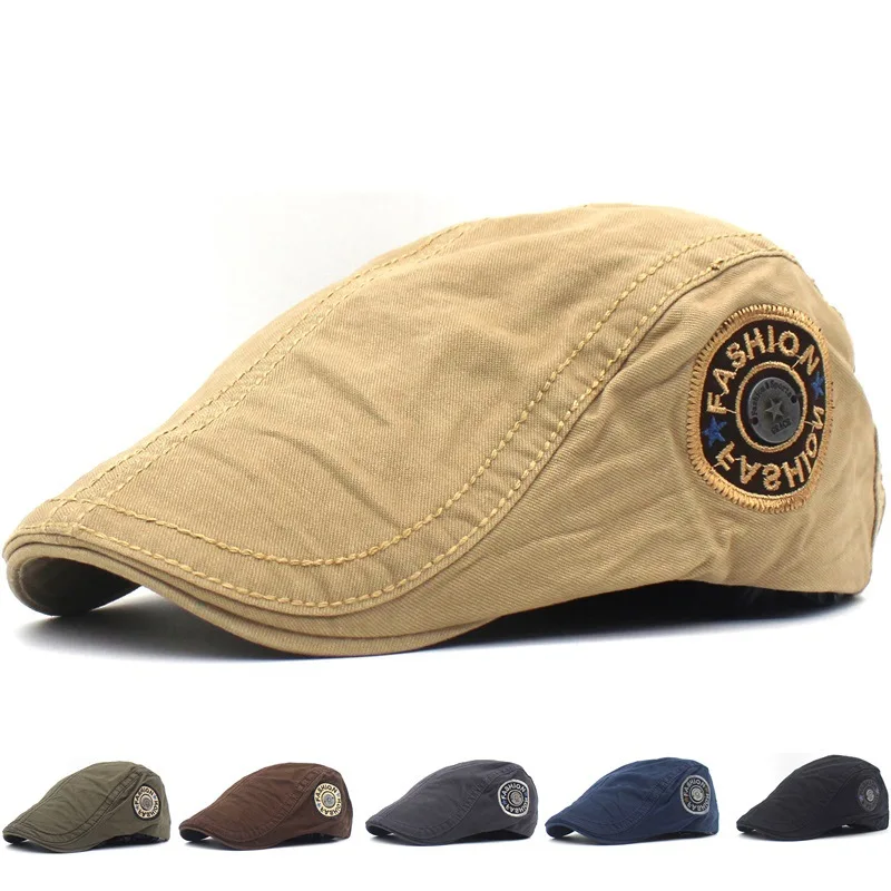 Summer Outdoor Sports Berets Caps For Men Women Casual Peaked Hat Letter Embroidery Sun Hats Casquette Cap Peaky Blinders