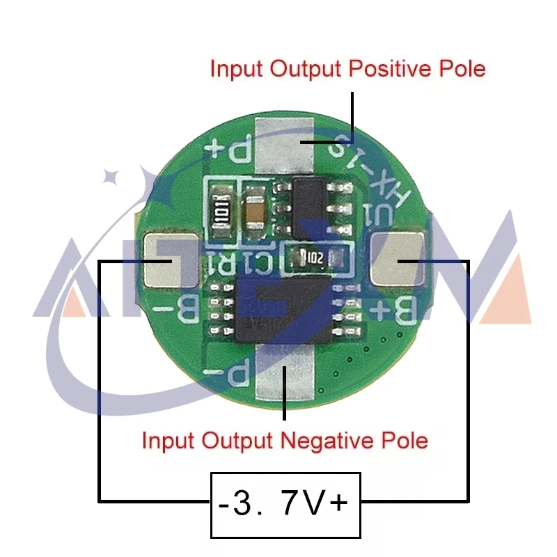 1PCS/5PCS/10PCS 3.7V 1S 2.5A 18650 리튬 이온 BMS 배터리 보호 보드 모듈 PCB, 과충전 및 과방 전 보호 기능 포함