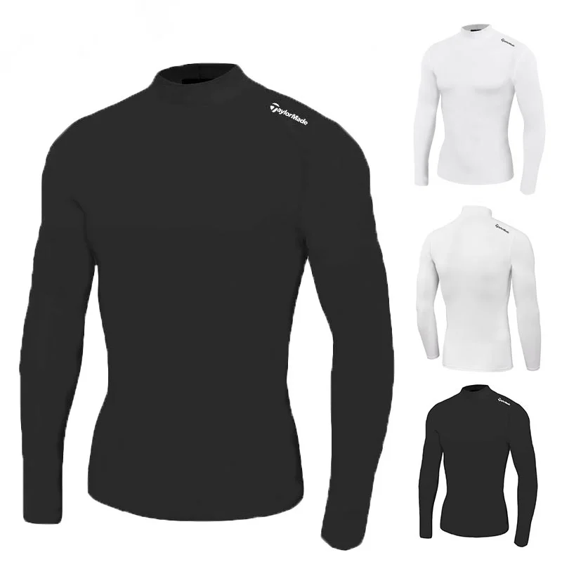 Winter Golf Men's Moisty Long-sleeved T-Shirt Sports Comfort Round Span Leggings Casual Vast