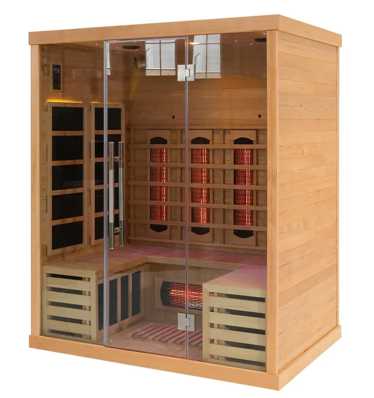 

Traditional Custom Indoor Wooden Dry Steam Sauna Room For Sale