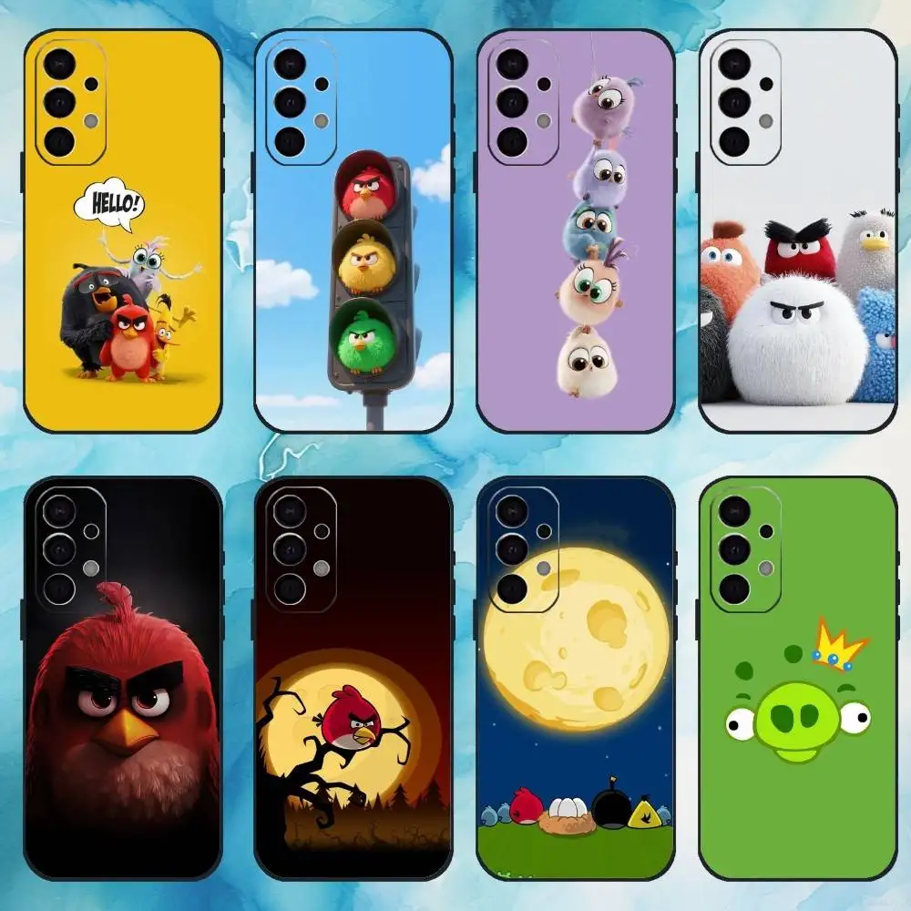 

Anime Game-R-Angrys-R-Birds Phone Case For Samsung S25,S24,S21,S22,S23,S30,Ultra,S20,Plus,Fe,Lite,Note,10,9,5G Black Cover