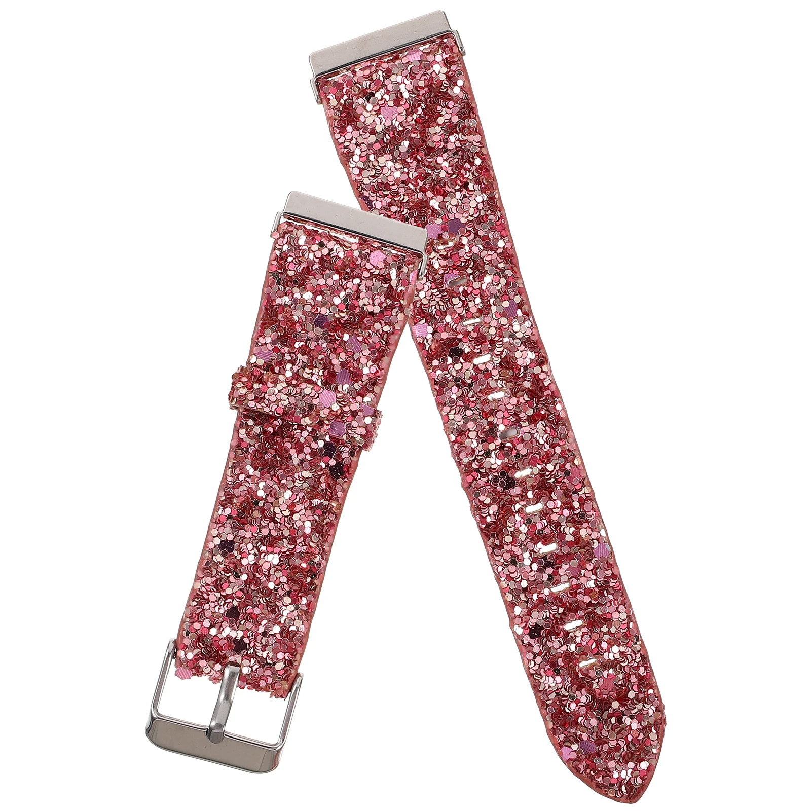 

Bands for Glitter Watch Strap Women's Bracelets Watchband Miss Black Replacement