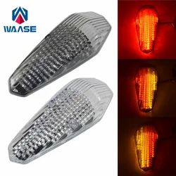 waase For Honda Shadow Aero 750 2004 2005 2006 2007 2008 E-Mark Tail Light Brake Turn Signals Integrated LED Light