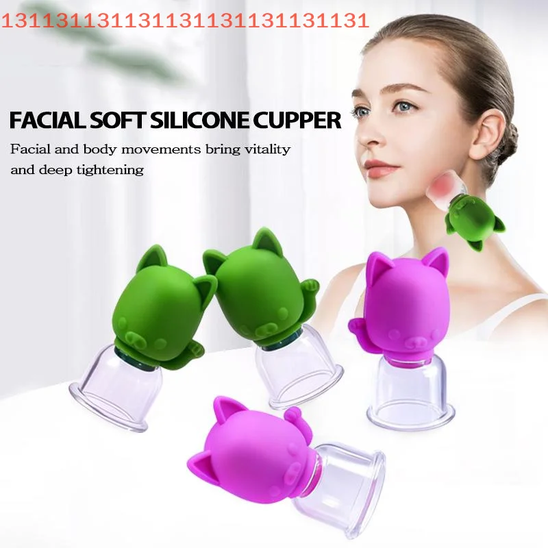 

1/3Pcs Silicone Cupping Cups Massage Vacuum Suction Cupping Cups For Facial Skin Lifting Body Leg Arm Back Shoulder Muscle