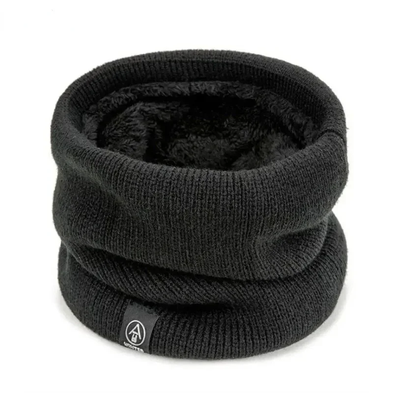 Knitted Neck Warmer Sports Scarf Fashion Soft Women Men Face Cover Winter Skating Running Hiking Scarves Thick Cold-proof Collar