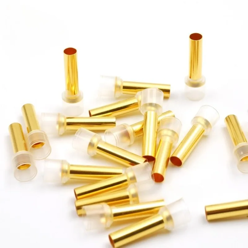 

0441-0446 Fever tube Copper sleeve gold-plated inner diameter 1.65-6mm square