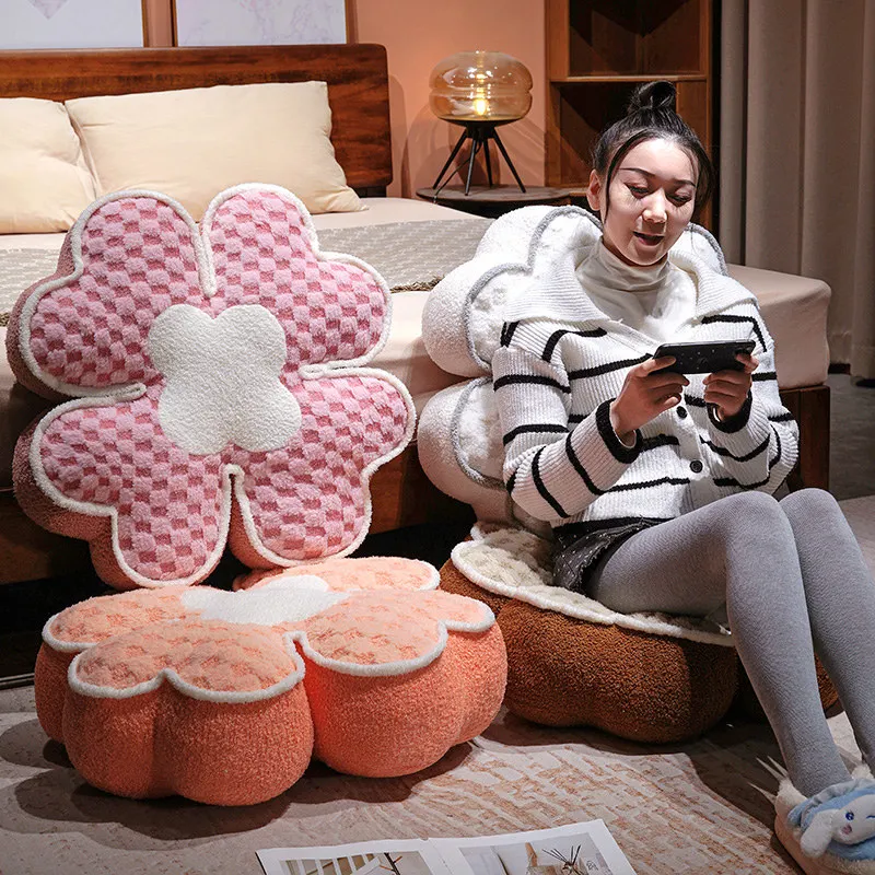 40/60 سنتيمتر أربع أوراق البرسيم وسائد فخمة محشوة لينة النبات زهرة وسادة مقعد ديكور ملون بلوشي أريكة كرسي الطابق الدعامة هدية #2