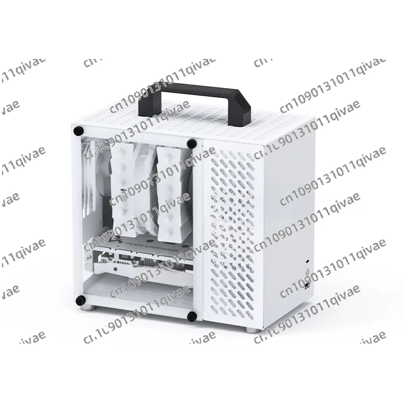 

U35 ITX Portable Side Transparent Desktop Computer Power Supply Small All Aluminum Chassis Non K66