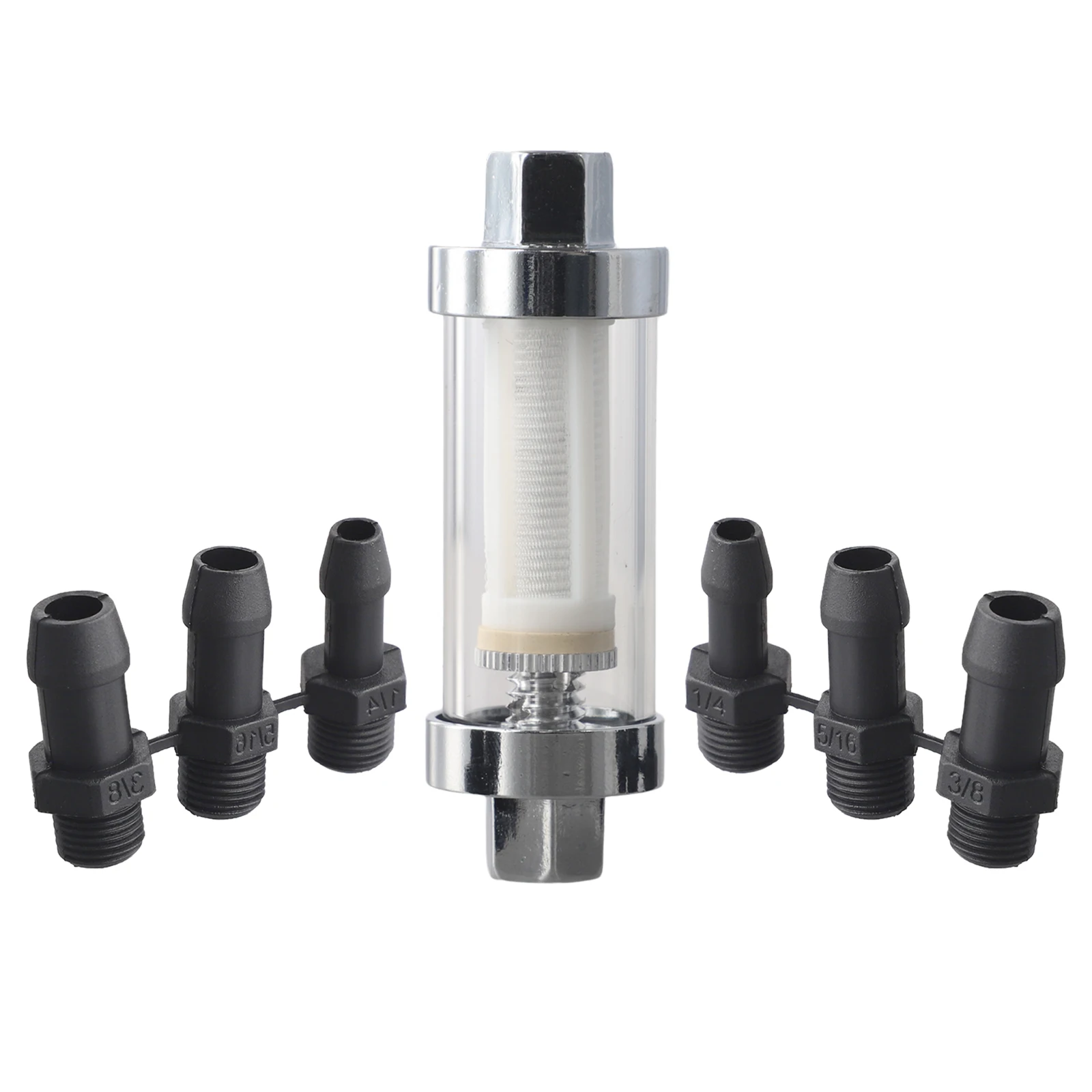 for multi-fit Adaptors Inline Fuel Filter Effortless Maintenance Multi-fuel Use For Diesel Engines Easy Maintenance Fuel Filter