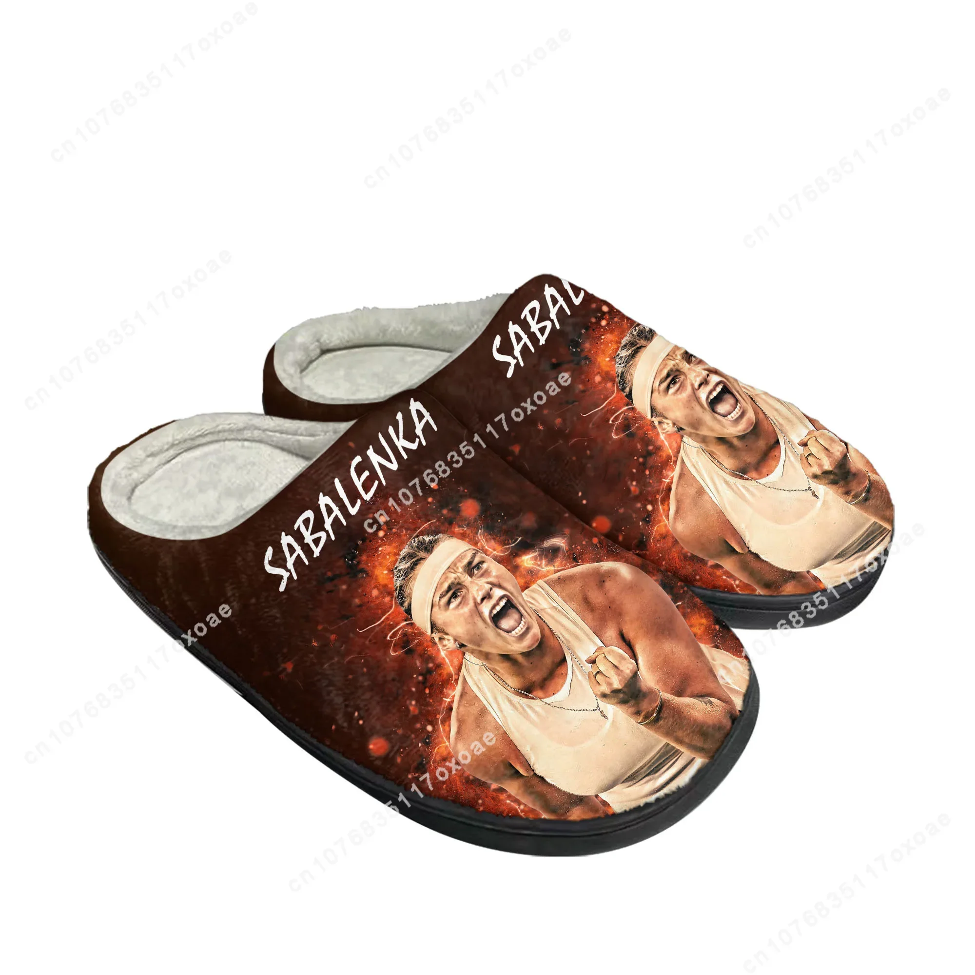 

Aryna Sabalenka tennis Home Cotton Slippers Mens Womens Plush Bedroom Casual Keep Warm Shoes Thermal Indoor Slipper Custom Shoe