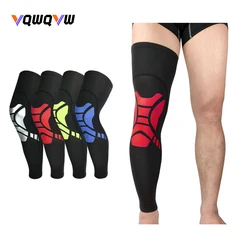 1Pcs Sport Compression UV Long Leg Sleeve for Running Basketball Football Cycling Volleyball,Leg Support for Men and Women
