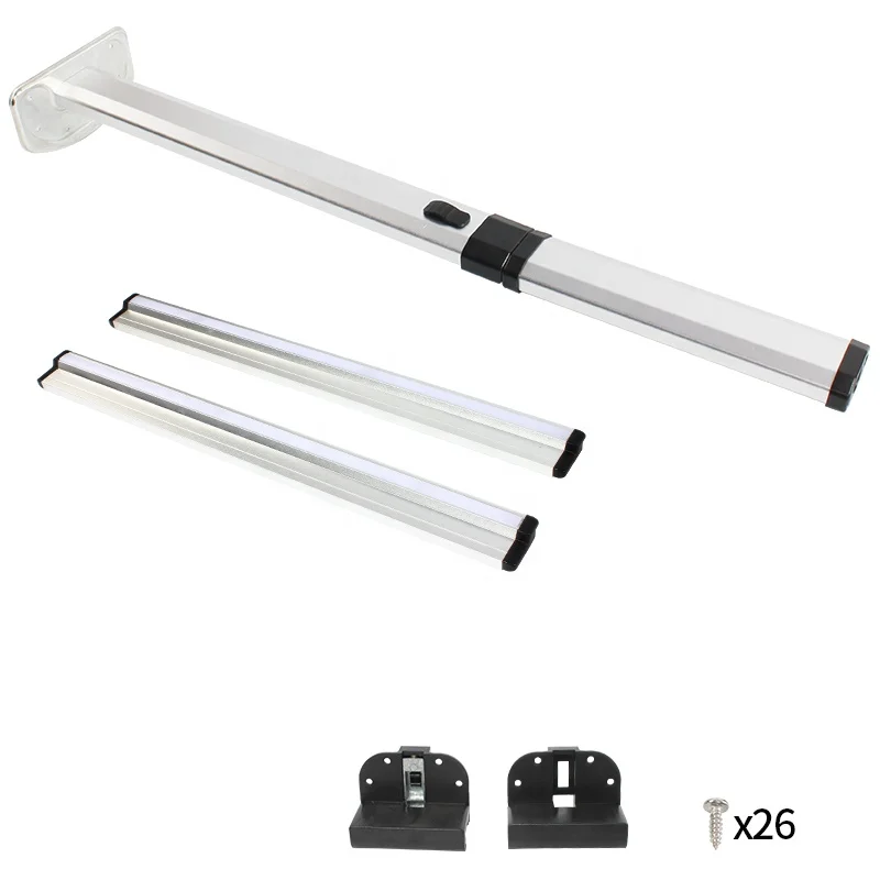 TYTXRV RV Accessories RV Folding Table Legs Aluminum Alloy Dual Guide Rails Adjustable Table Leg For RV Boat Camper Dinner Table