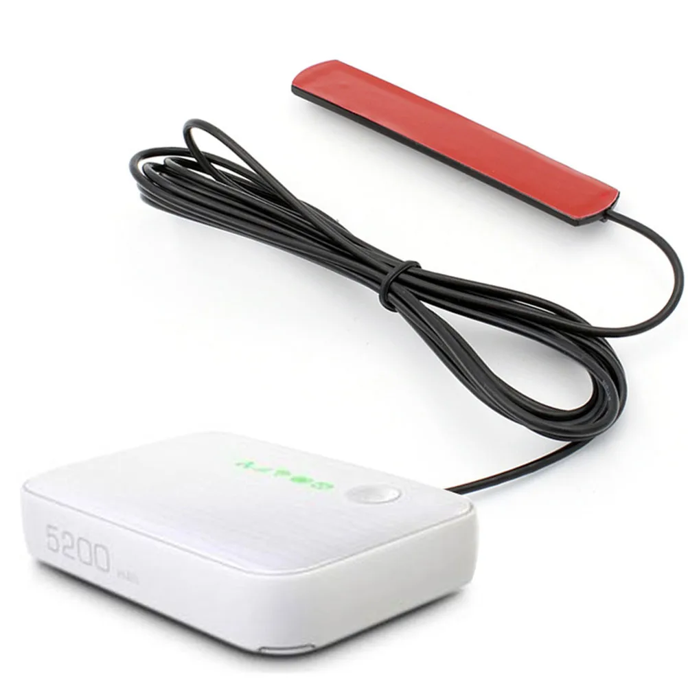 

Universal Car Navigation Antenna Lightweight Screw on No Tools Waterproof Durable Decorative Black Car Roof Antenna