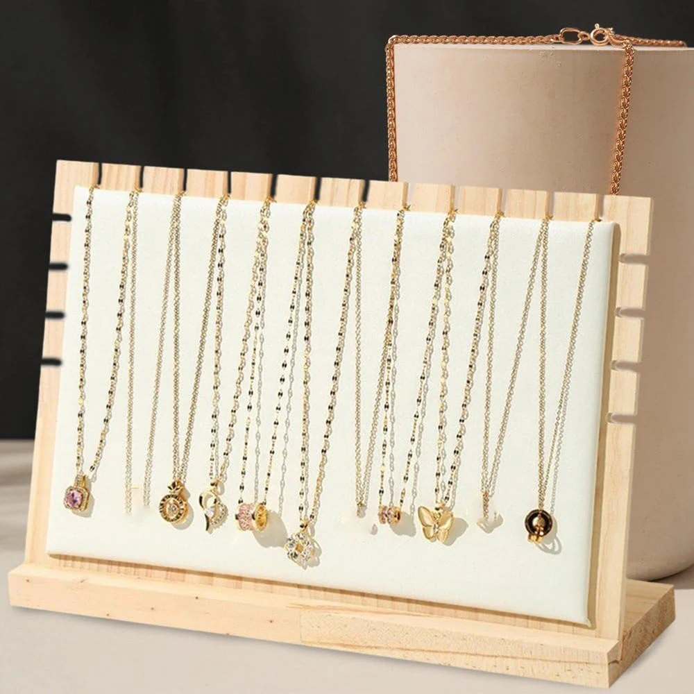 Necklace Display Stand Organizer Jewelry Bracelet Chain Necklace Holder Accessories Exhibit Necklaces Multifunctional
