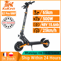 EU Stock KuKirin G2 Pro (VMP) Electric Scooter 25km/h Speed 500W Motor 65km Range 48V 15.6Ah Kickscooter 9inch Vacuum Tire