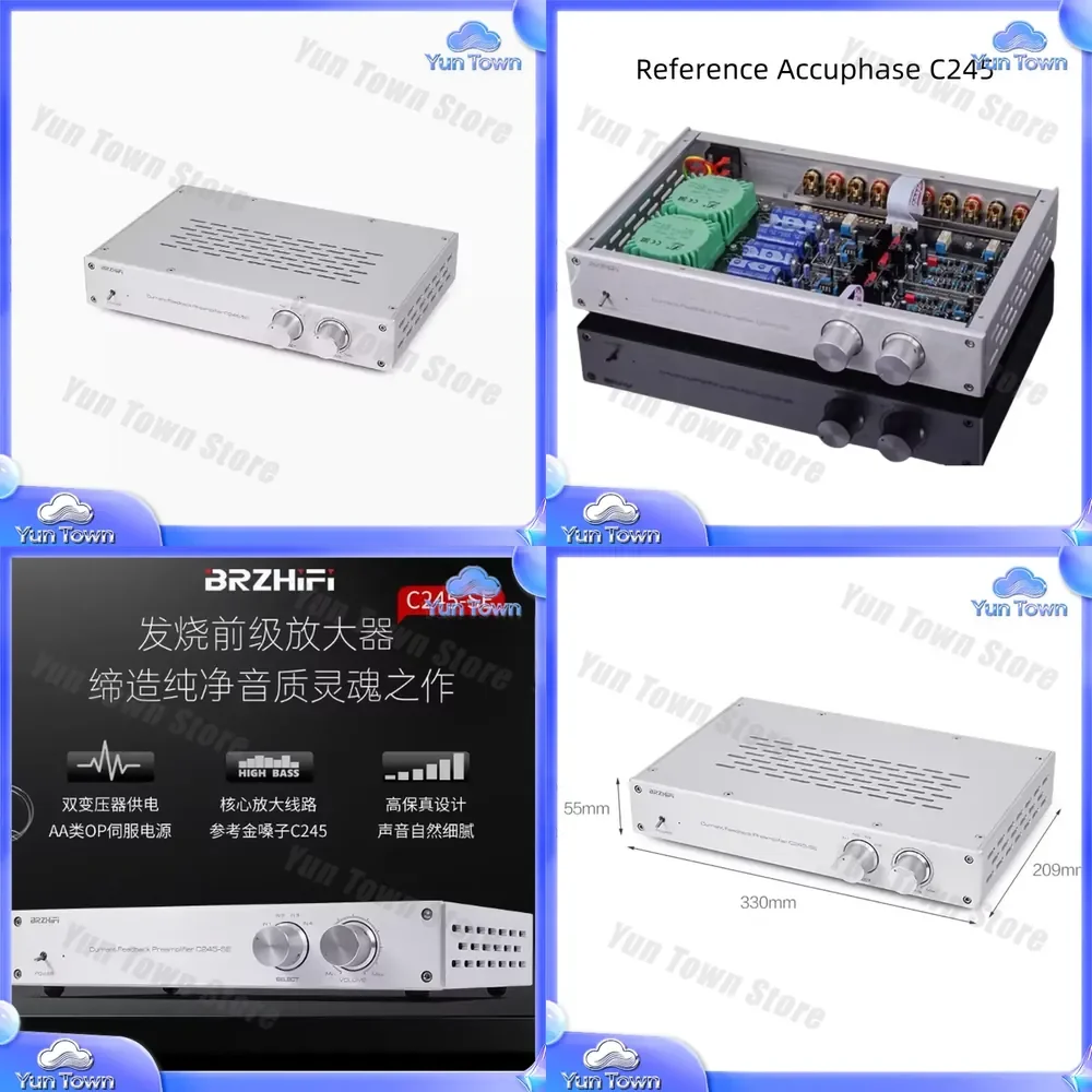 for Accuphase C245 HiFi Audio Preamplifier for Servo Line Amplifier AA Class Stereo Pre Amp High Fidelity Home Audio