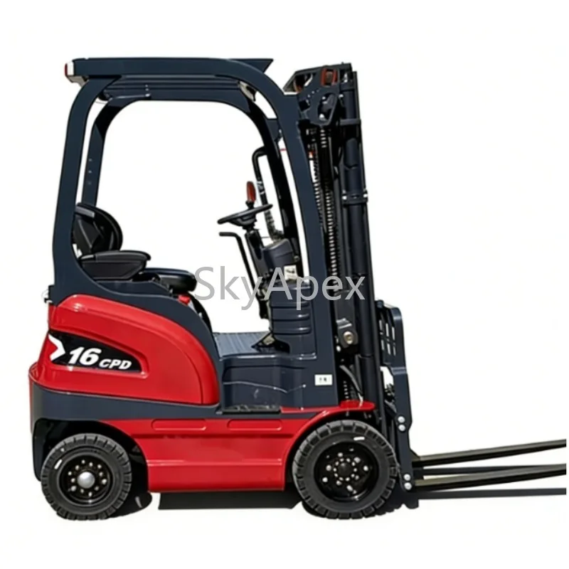 1.6 Ton Short Shaft Mini Electric Pallet Truck DC Motor Battery-Powered With Strong Load Capacity For HeavyRough Outdoor Terrain