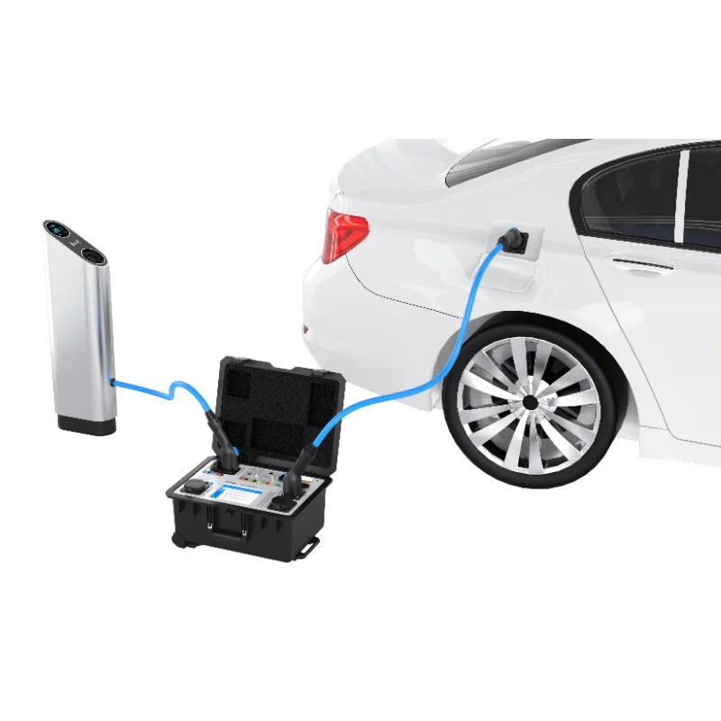 EV charger tester for ccs2 chademo IEC type 2 ev charger interfaces for ev car charger testing evse tester TUNKIA TK4830