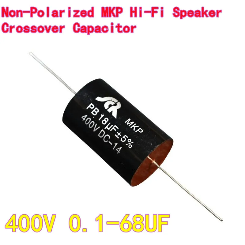 5PCS 2PCS Non-Polarized MKP Hi-Fi Speaker Crossover Capacitor 400V 2.2/3.3/4.7/6.8/10μF