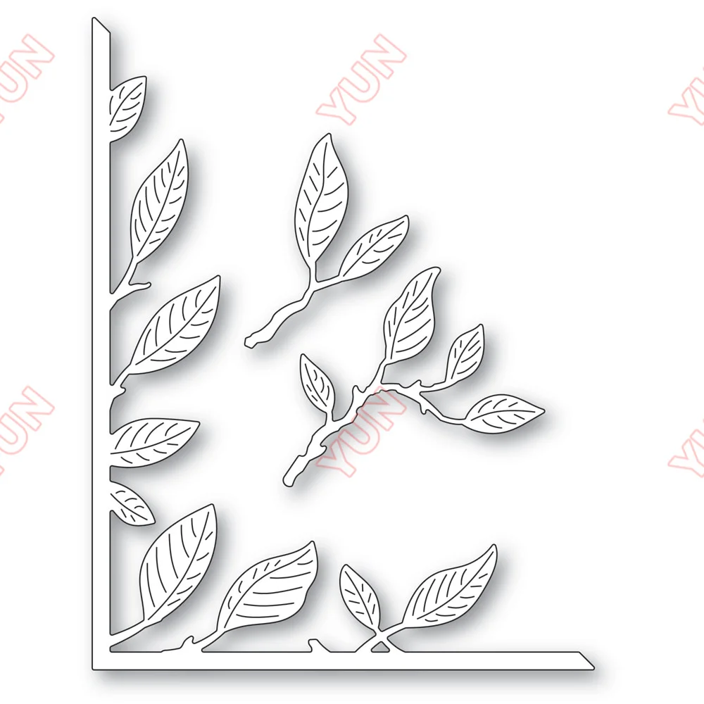 

2023 New Scrapbooking Album Leaf Corner Blade Metal Cutting Dies Diy Making Card Album Craft Templates