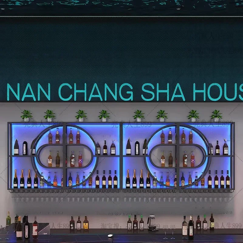 Organisateur de Bar à café, Mini boisson, salon, armoire à whisky, meubles de stockage de température du vin, Tables à bonbons, exposition de cave