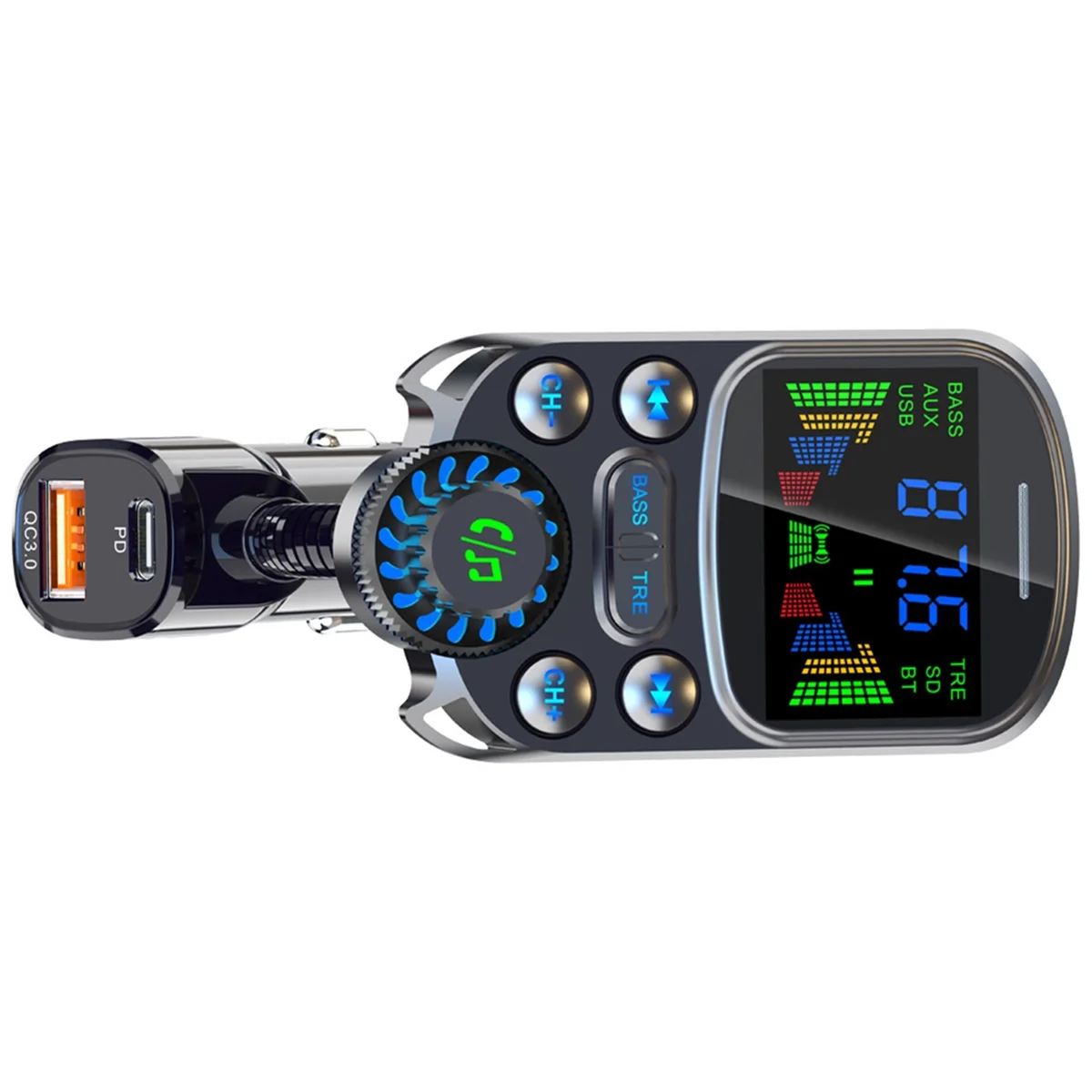 X61A_Bluetooth-compatibele carkit Sigarettenaansteker FM-zender