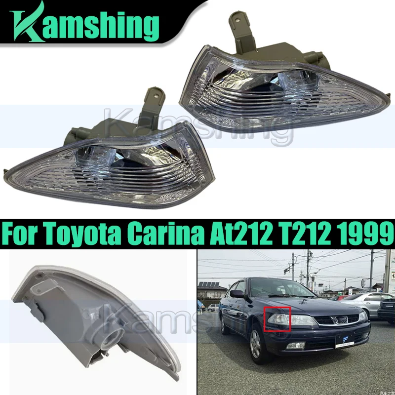 

1pair Corner Light For Toyota Carina At212 T212 1999 Front Turn Signal Lamp Marker Lamp Side Fender Lights