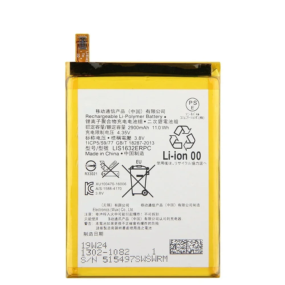 

Replacement Battery LIS1632ERPC For SONY Xperia XZ F8331 F8332 DUAL XZs G8323 2900mAh Phone Battery High Quality Batteries