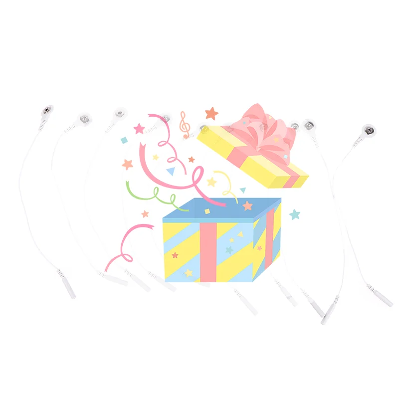 

10pcs Electrode Lead Wires Adapter Cables Treatment Instrument Conversion Line